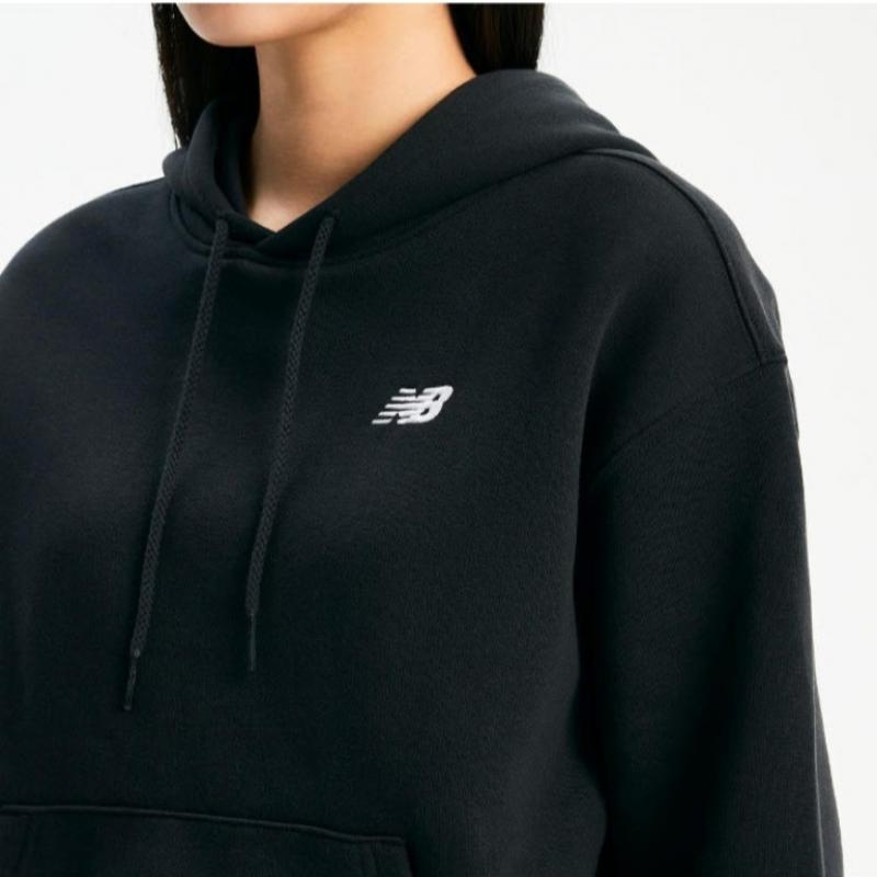 New Balance Худи Kqj Nbn0e2S102 19 Женское худи с маленьким логотипом Свободный крой