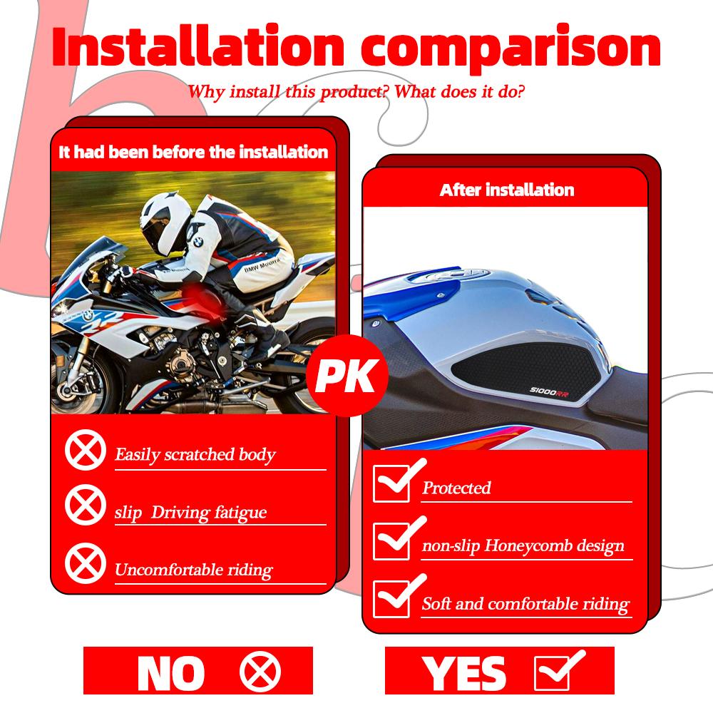 Аксессуары для BMW S1000rr 2022, противоскользящая наклейка для масляного бака, наклейка на мотоцикл, накладка на бак, наклейка
