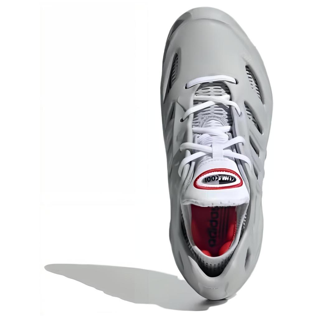 Adidas AdiFOM Climacool Серые Серебристые Мужские Кроссовки Металлик Серо-Два Красных IF3935