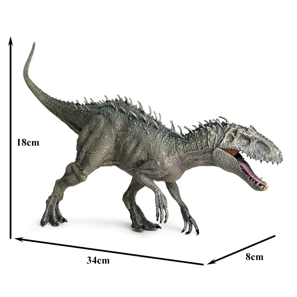 Фигурка динозавра Индоминус Рекс Игрушка для мальчиков от 6 лет Реалистичная коллекционная фигурка из Мира Юрского периода