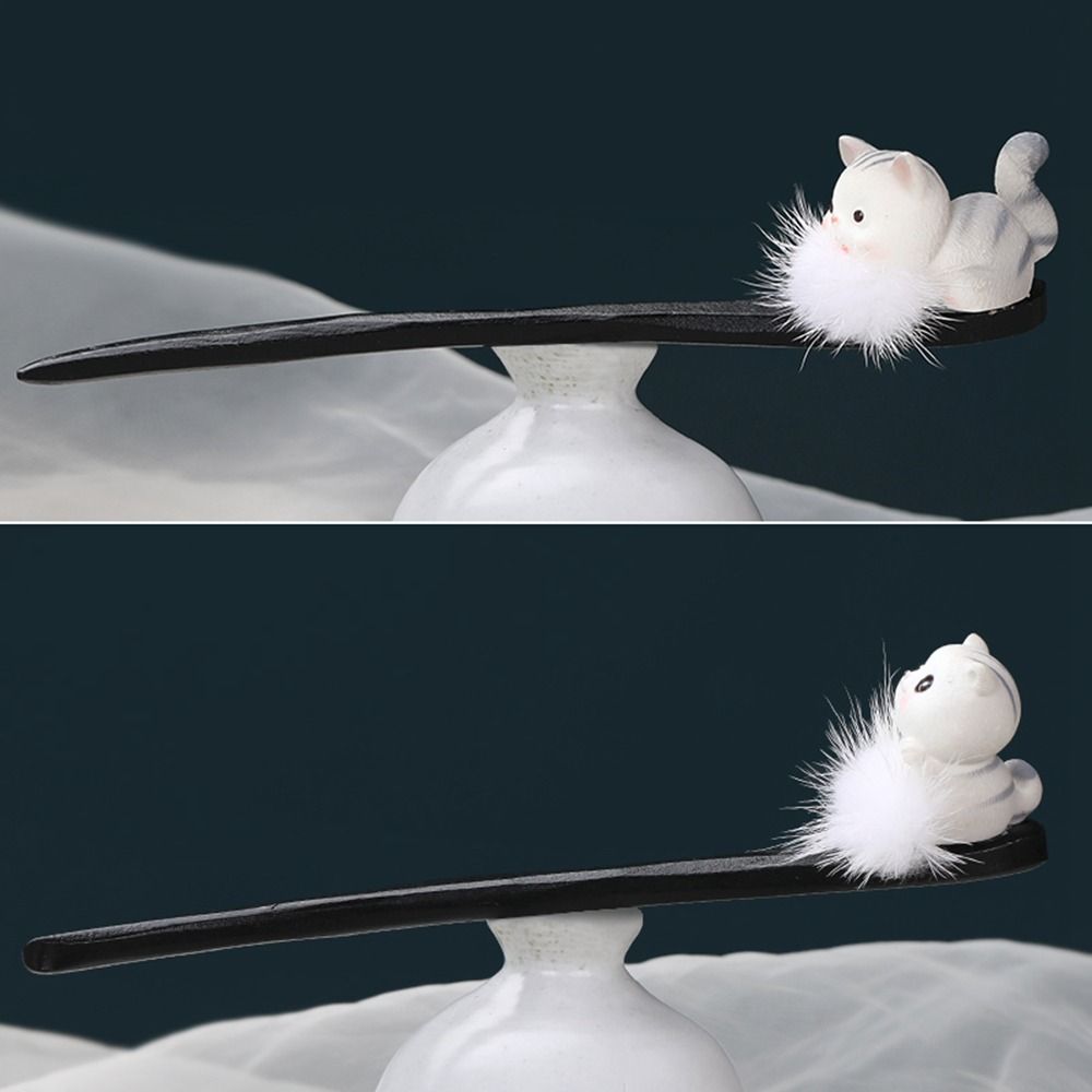 Tool Ancient Headwear Ancient Style Hairpin Chinese Style Headwear Wooden Hairpin Hanfu Hair Sticks