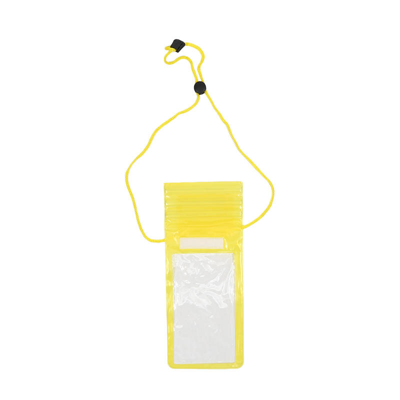 1PC Men's And Women's PVC Mobile Phone Waterproof Bag Transparent Touch Screen Cycling Phone Bag Neck Hanging Rainproof Swimming Bag