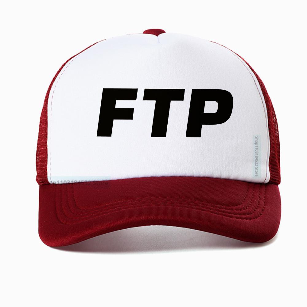 Кепка-бейсболка Suicideboy Ftp Унисекс Харадзюку Мода Хип-хоп Повседневная Регулируемая Сетчатая Кепка-тракер
