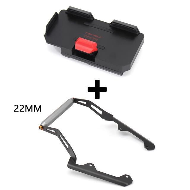 12mm/22mm Motorcycle Accessories GPS Navigation Bracket Wireless Charging Support For Aprilia sr gt200 SR GT200 GT 200 2022 2023