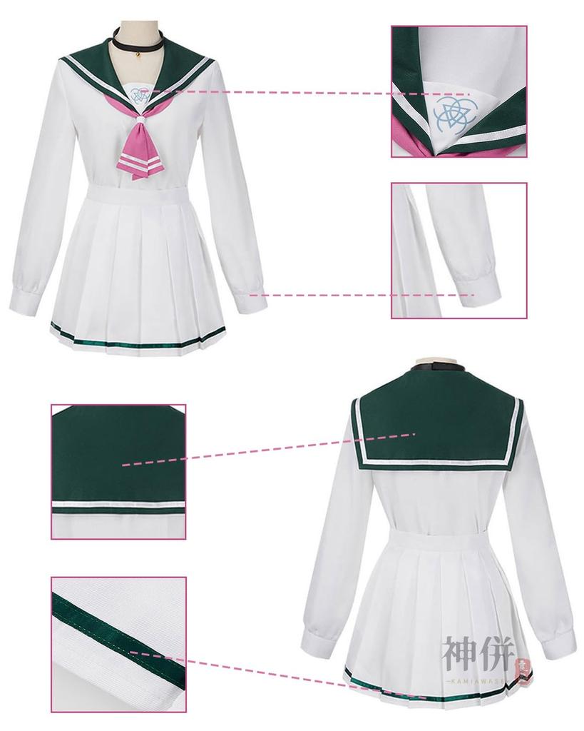 Казуса Кёяма Косплей с париком After School Sweets Club Blue Архив Косплей Костюм Взрослый Костюм Культурный Фестиваль Событие Костюм Сценическая Одежда