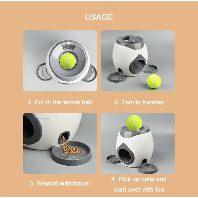 Smart Ball Fall Training Reward System for Dogs Interactive Puzzle Toy for Indoor Outdoor Puppy Exercise Behavior Training