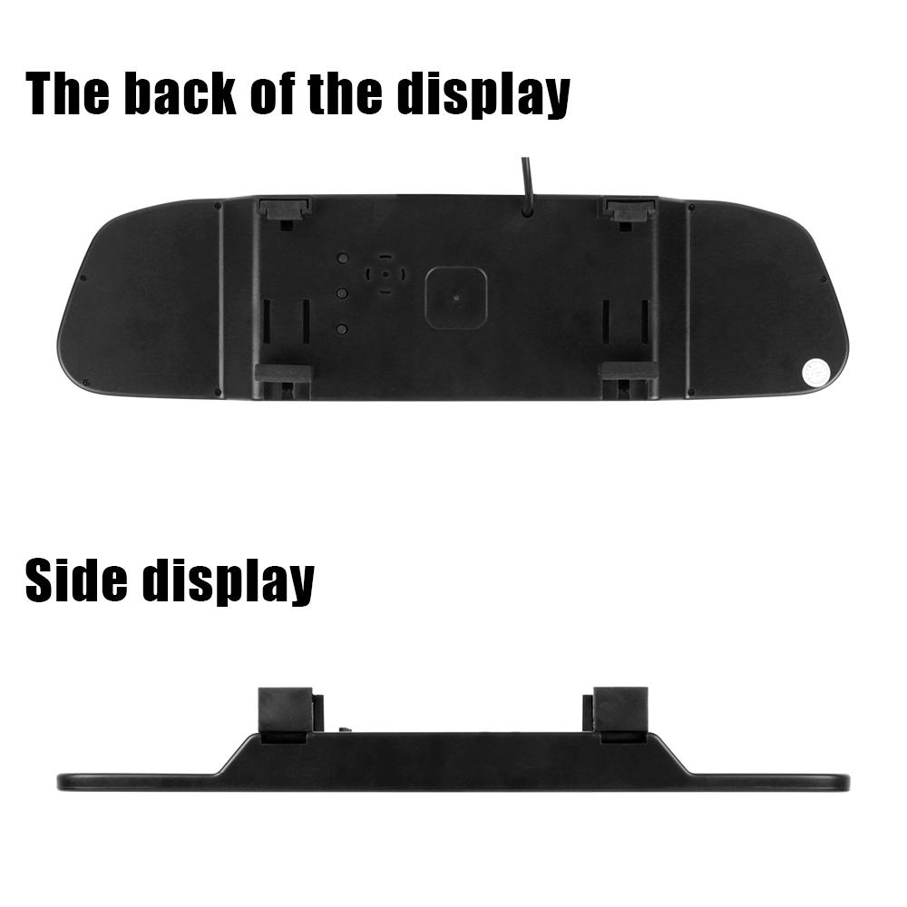 Automotive Accessories TFT LCD Color Monitor 4.3 Inch Rearview Car Rearview Mirror Display HD Video Auto Parking Monitor