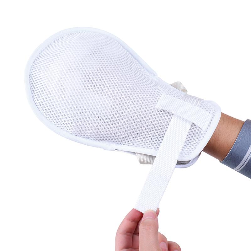 Открытые защитные приспособления для пальцев. Фиксированные перчатки для инфекций рук. Ограничительные перчатки. Контрольная рукавица.