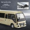 Игрушечная модель автобуса из сплава в масштабе 1/32 со звуком и светом - инерционный механизм, украшение для торта 