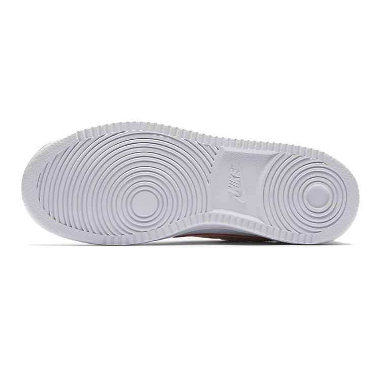 Nike Court Borough Synthetic Leather Non-Slip Durable Low-Top Kids Skate Shoes Kids Sneaker White Pink 845104-101