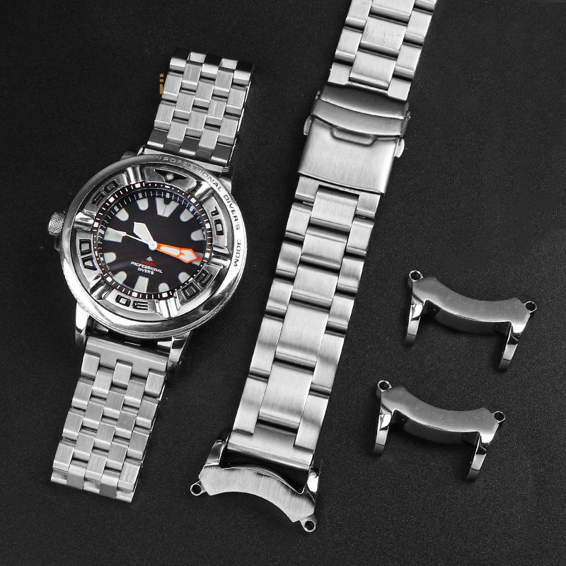 Для мужских часов Citizen BJ8050-08E/BJ8050 прочный специальный коннектор-переходник ушка модифицированный высококачественный ремешок из нержавеющей стали