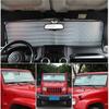 Windshield Sunshade Heat Shield Sun Visor Mat for Jeep Wrangler TJ JK 1997-2018