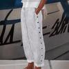 Women's Fashion Casual Solid Color Print Pants & Capris