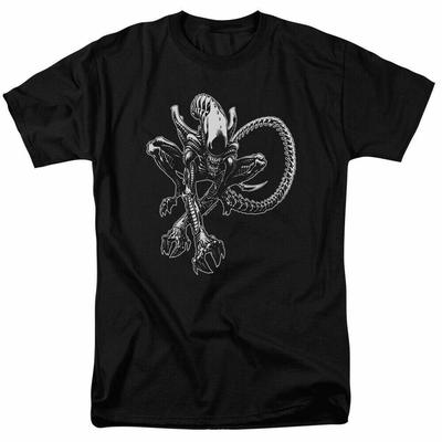 26 Alien Xenomorph T Shirt Licensed Sci-Fi Horror Movie Retro Classic Tee New Black Unisex T-Shirt