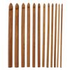 12Pcs/Set 3-10mm Bamboo Handle Crochet Hooks Scarf Sweater Knitting Needles