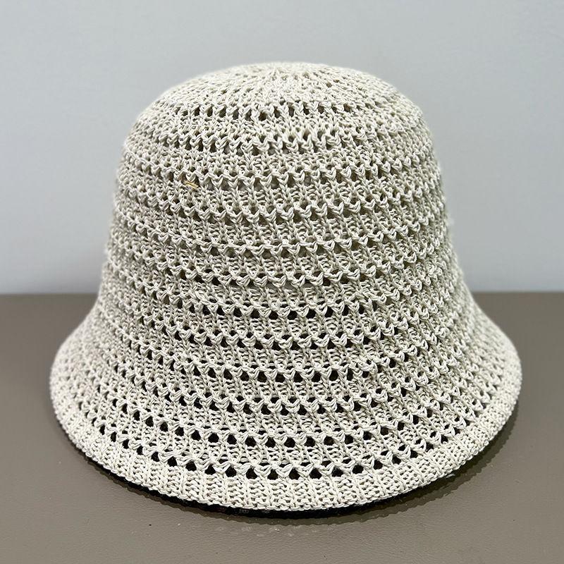 Дышащая полая шляпа-ведро, тонкая шляпа-ведро, женская складная шляпа