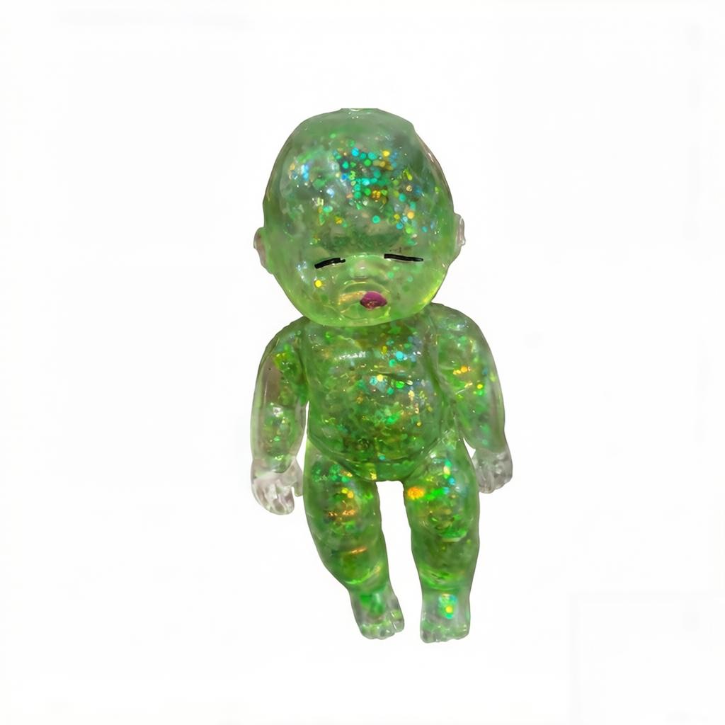 Сенсорная игрушка для снятия стресса, сжимаемая кукла, наполненная блестками, для терапии рук и снижения тревожности, прочный гибкий материал