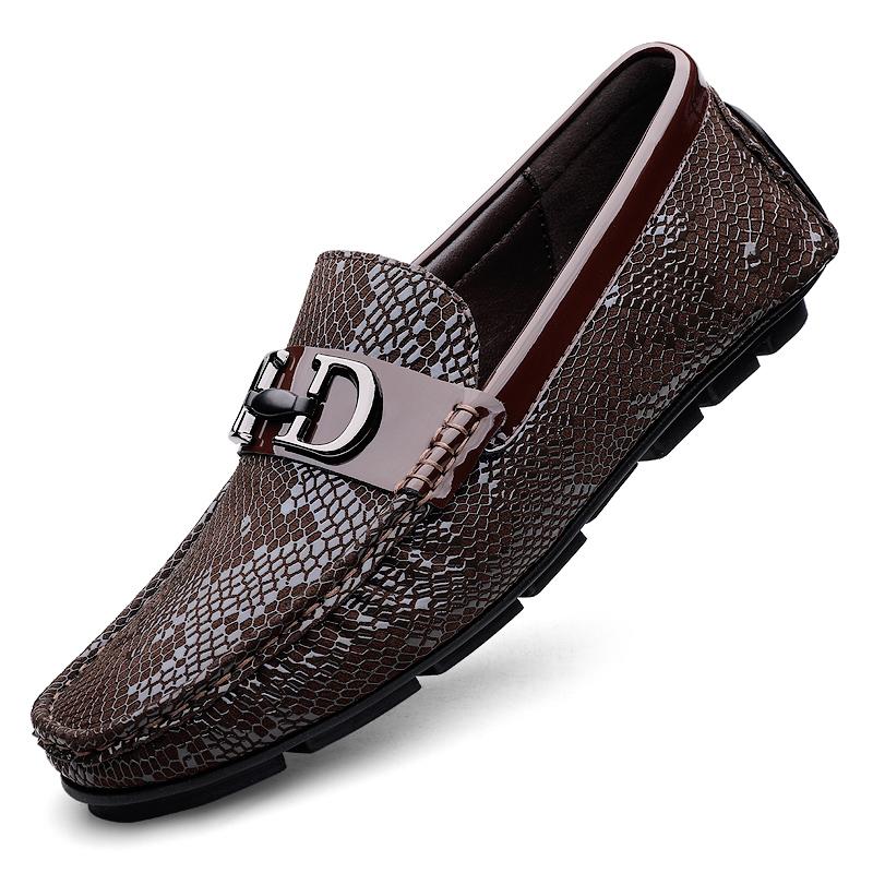 Italian Loafers Dress Shoes Men Loafers Leather Men's Business Shoes for Men Formal Mariage Wedding Shoes Trendy Flats