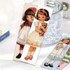 30pcs Niche Cute Girl Bookmarks, Paper Reading Page Markers for Reading Lovers - Retro Book Page Clip With Message Card Function