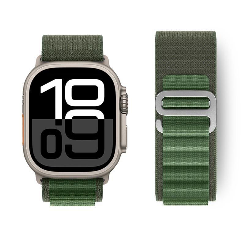 Ремешок Alpine Loop для Apple Watch Ultra 2 Band 49 мм 45 мм 44 мм 40 мм 41 мм 46 мм 42 мм 38 мм Браслет iWatch Series 10 SE 9 8 7 6 5 4