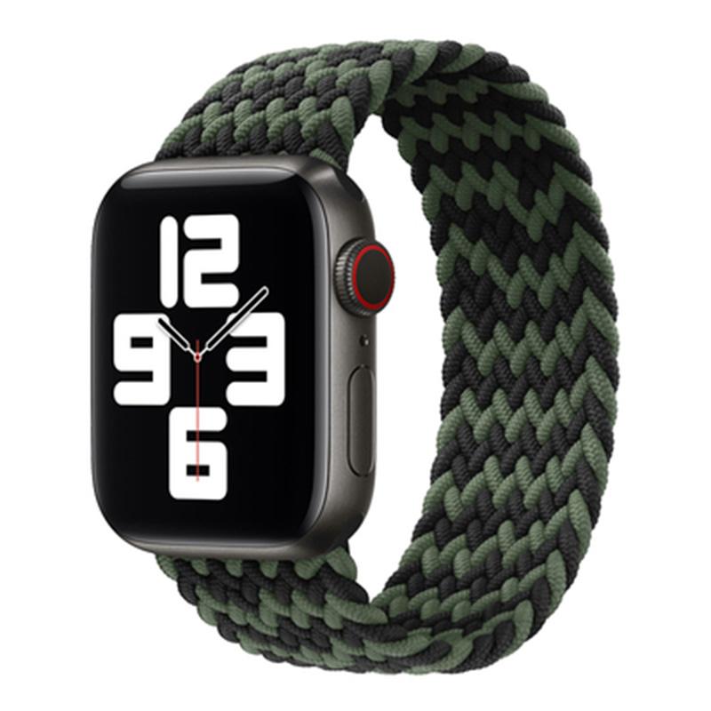 Плетеная петля Solo для Apple Watch Band 44 мм, 40 мм, 45 мм, 41 мм, 49 мм, 42 мм, 38 мм, эластичный браслет IWatch Series 7, 3 SE, 6, 8, ультра-ремешок для ремешка для наручных часов