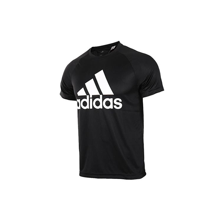 adidas Мужские футболки с круглым вырезом, умеренный прямой крой, BK0937