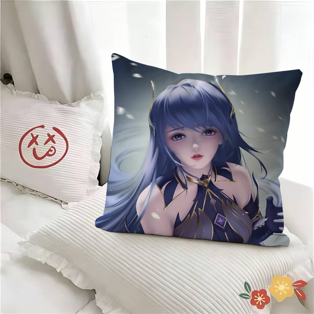pc Fantasy Anime DDivine Seal Throne Pillow Case Fashion Square Pillowcase Bedroom Sofa Room Ins Decoration Leisure