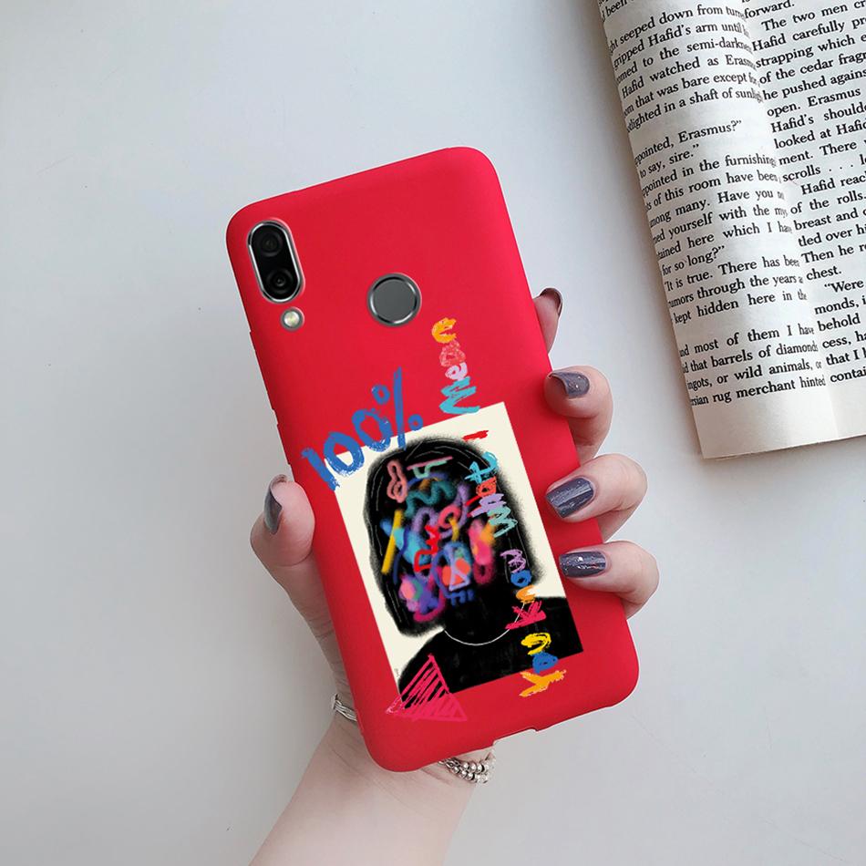 Cute Cat Cactus Avocado Heart Cases For Huawei Honor Play Cover Matte Silicon Phone Case For Honor Play COR L29 HonorPlay Fundas