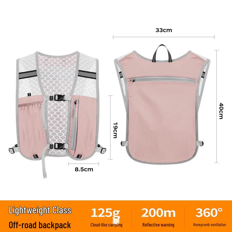 Унисекс Жилет для Бега по пересеченной местности и Пешего Туризма с Держателем для Бутылки Воды – Портативное Снаряжение для Активного Отдыха