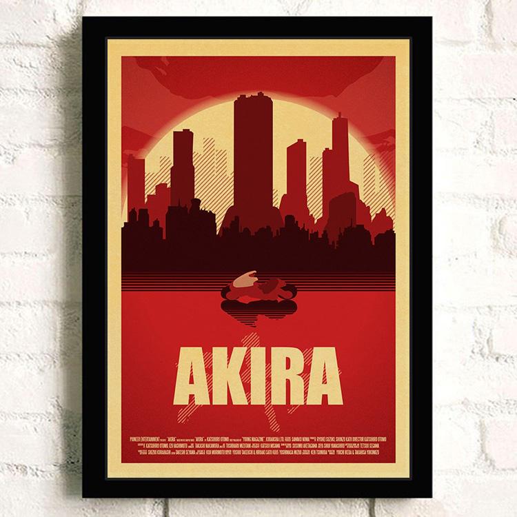 Japanese Anime AKIRA Poster and Print Room Decor Cartoon Character Picture Wall Art Canvas Painting Living Room Decor