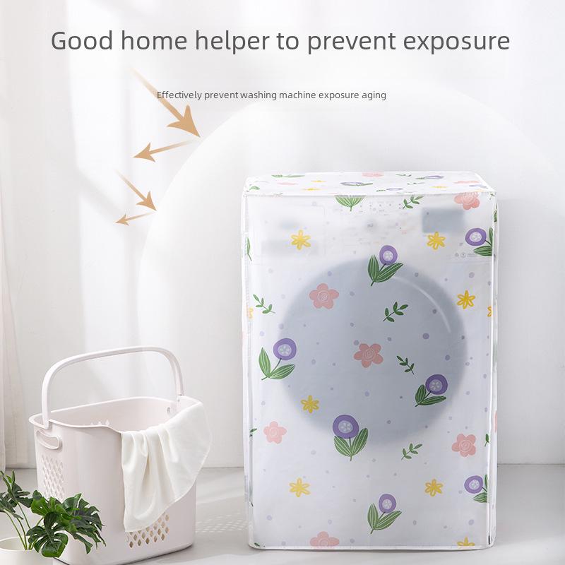 Чехол для стиральной машины PEVA водонепроницаемый пылезащитный - защитная ткань для бытовой техники