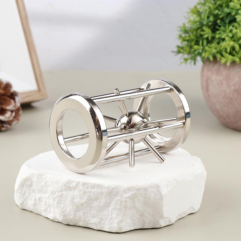 Классическая головоломка Высокий Iq Клетка Звезда Зуб Металлическая головоломка Магия Озадачивающие головоломки Игра Игрушки Для Детей Взрослых