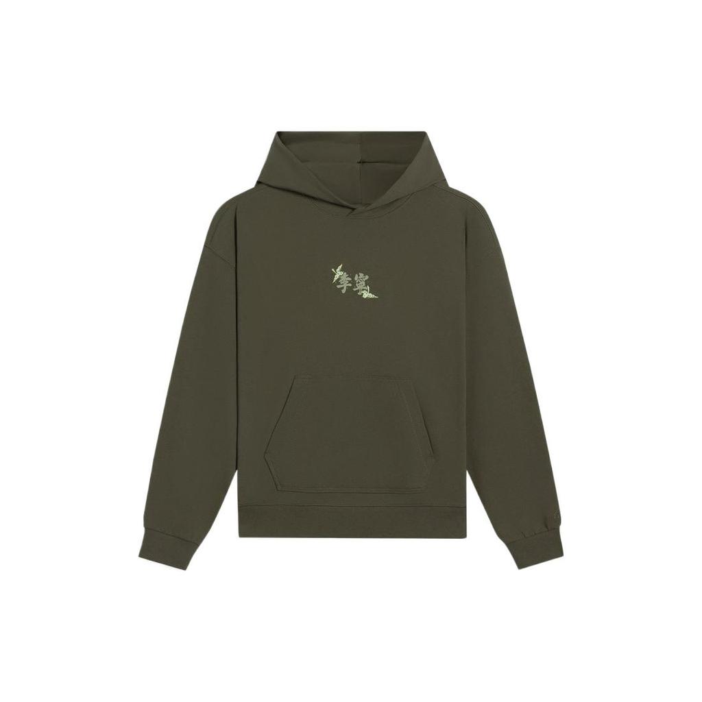 Свитшот Li Ning Sports Trendy Collection Унисекс Оливково-зеленый AWDS669-3