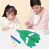 1 набор DIY Stunt Catapult Airplane Toy Kit Handmade EVA Puzzle Launching