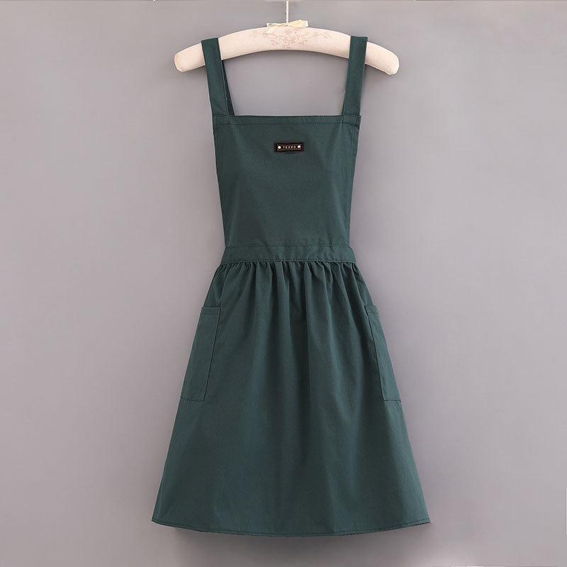 Мягкий хлопковый кухонный фартук с крестообразной спинкой для приготовления пищи, общественного питания, коммерческого ресторана, размер может быть настроен