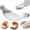 Pot Strainer Pan Drainer For  Kitchen Easy Draining Pot Strainer Stainless Steel Pasta Spaghetti Practical Draining Tool Sifter