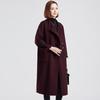 Fengmao Women's 100% Wool Loose-Fit Winter Coat