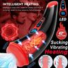 Sex Toys For Men Masturbator - Masturbator Penis Pump With 9 Sucking & 9 Vibrating Modes, 3D Textured Sleeve Heating Mens Sex Toy, LCD Display