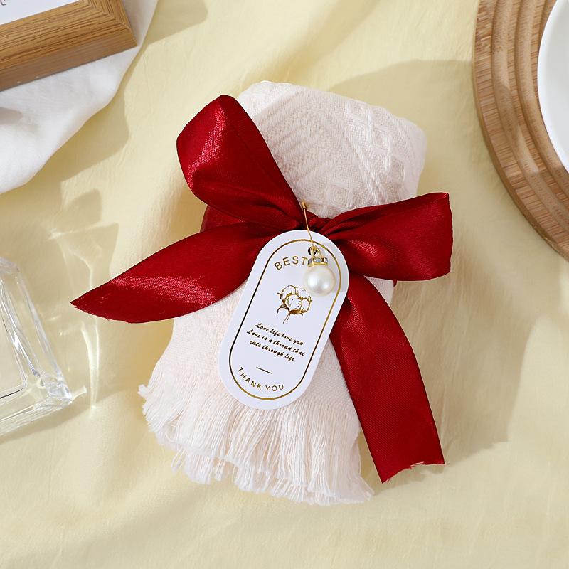 Чистый хлопок 32 нити турецкое полотенце с кисточками свадебное мягкое марлевое полотенце для лица подарок для рук