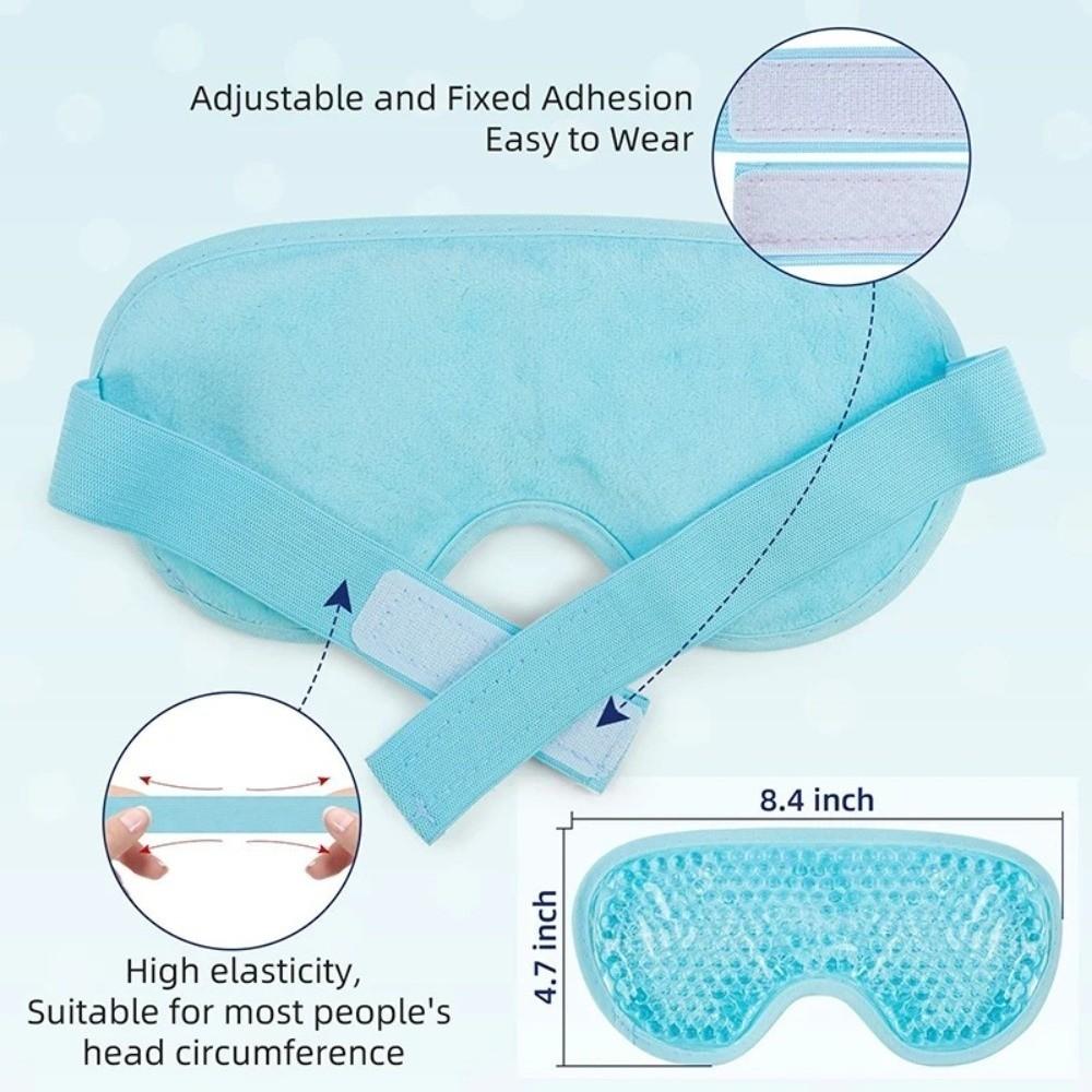 Soft Cooling Eye Mask Reusable Sleeping Eye Masks Dual Use Hot Cooling Eye Mask Puffy Eyes
