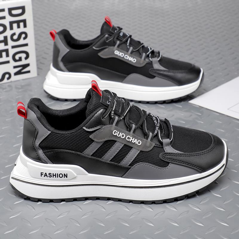Новые модные мужские удобные туфли на все времена года для студентов, мальчиков, трендовые мягкие дышащие повседневные кроссовки для бега