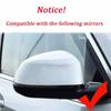 For BMW X3 G01 X4 G02 X5 G05 X6 G06 X7 G07 2018- Car Sticker Rearview Side Mirror Cover Wing Cap Exterior Rear View Trim ABS