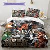 Name Custom Tupac Pattern Bedding Set Quilt Cover Pillowcase Home Decor Gift (1 * duvet cover + 2 * pillowcase, without core)