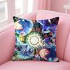Mega Man anime game Cushion Cover Pillow Case Soft Skin Friendly Fabric  Concealed Zipper