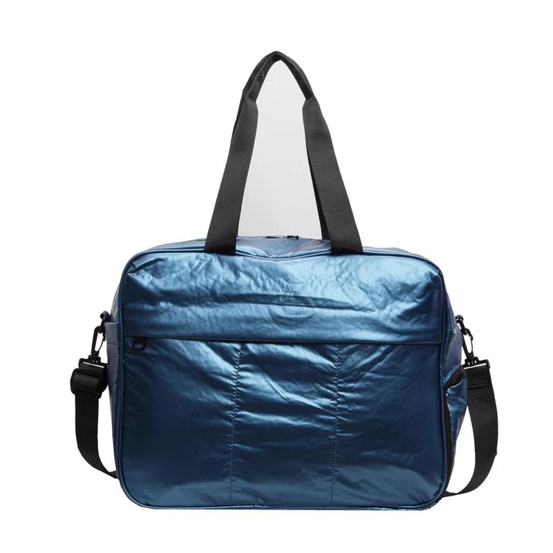 Large Capacity Solid Nylon Zipper Travel Soft Versatile Crossbody Bag High Quality Simple Casual Shoulder Bag