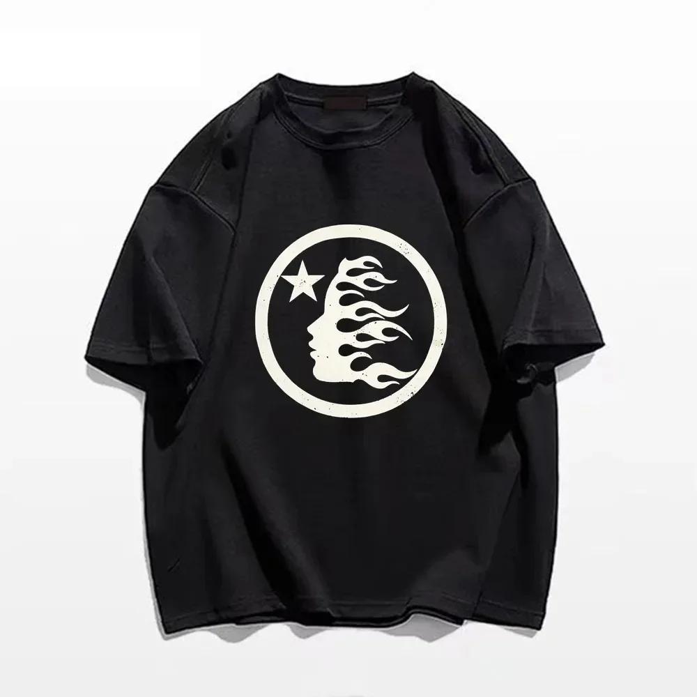 Футболка Hellster Rapper Wash Grey Heavy Craft Unisex с коротким рукавом, мужская и женская, топ, уличная мода, ретро-футболка Hell