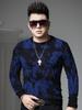 European Style 2025 Autumn and Winter New Long-Sleeve Crew Neck Sweater Men's Casual Knitwear Trendy Brand Full Floral Knit Sweater for Men