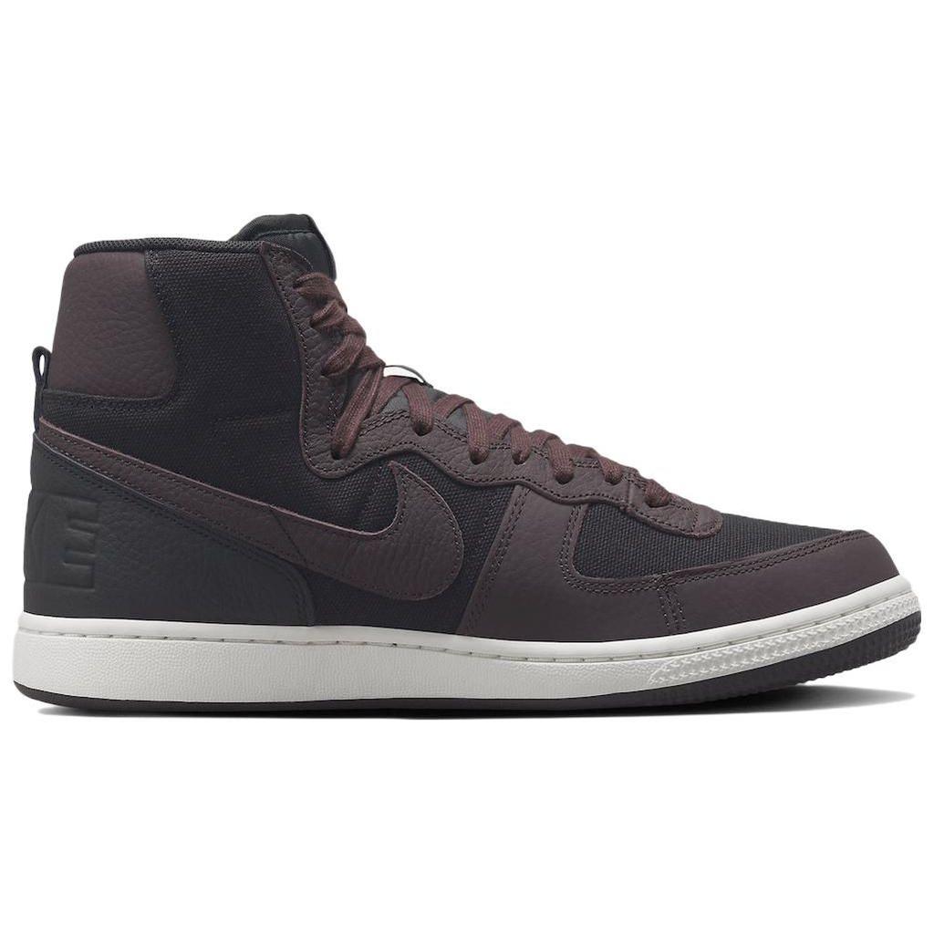 Nike Terminator High Velvet Brown мужские кроссовки черные барочные-коричневые FD0651-001