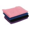 4Pcs African Exfoliating Net Nylon Bathing Sponge Long Net Body Scrubber for Daily Use Blue Black Pink Purple