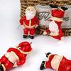 Christmas Pants Off Santa Claus Decor Resin Creative Hanging Santa Claus Toy Festival Theme for New Year Home Party Decoration